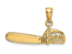 FJC Finejewelers 14k Yellow Gold 3d Small Chain Saw Charm