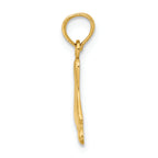 FJC Finejewelers 14k Yellow Gold Foot Charm - Hp Hang Ten Style