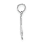 FJC Finejewelers 14k White Gold Foot Charm - Hp Hang Ten Style