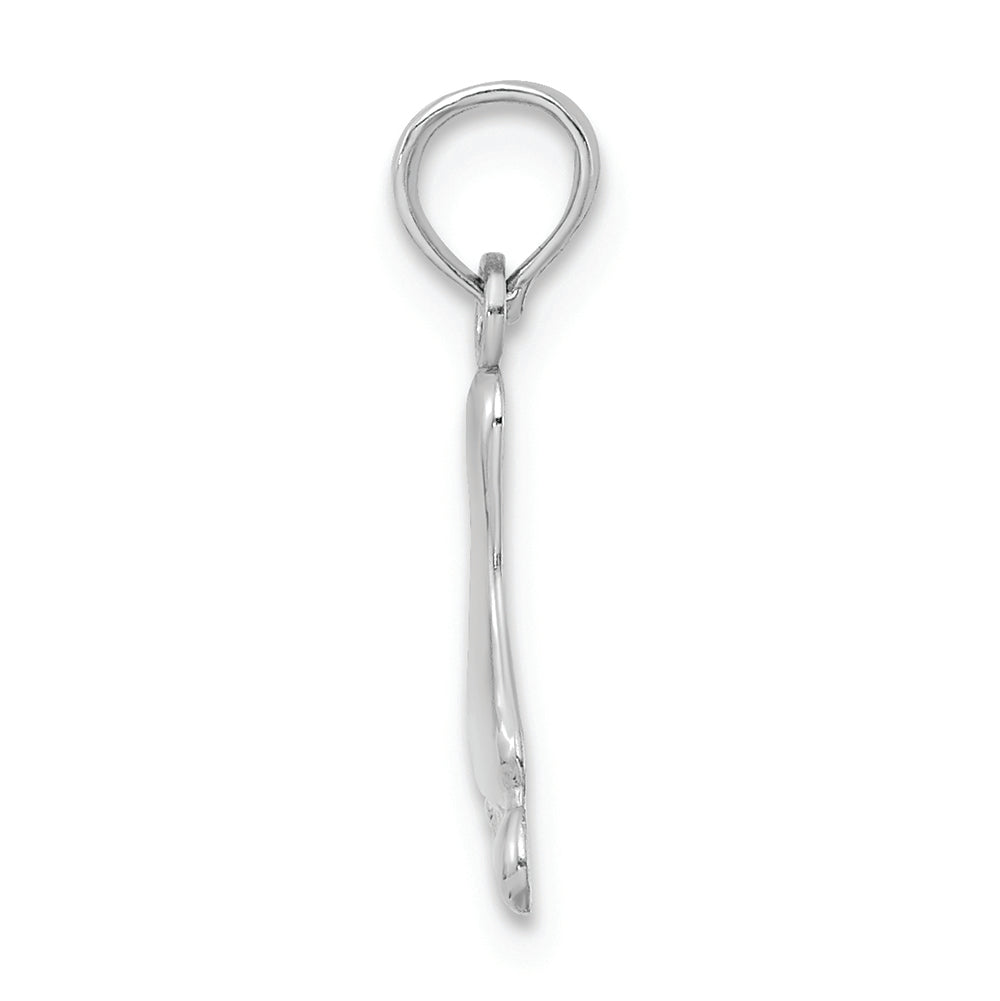 FJC Finejewelers 14k White Gold Foot Charm - Hp Hang Ten Style