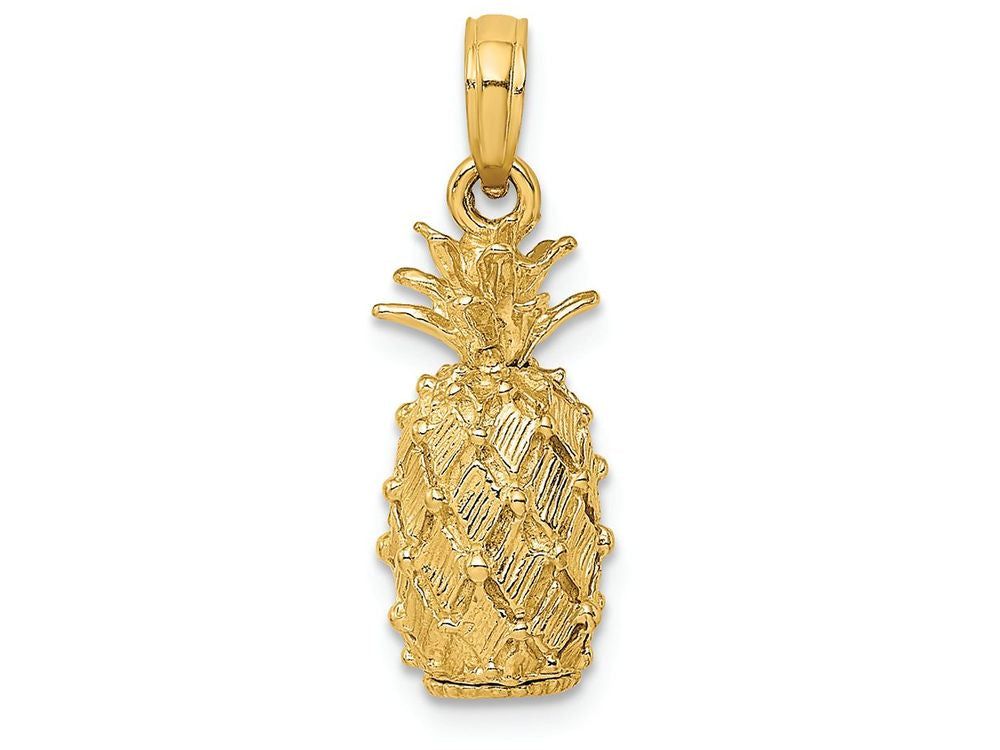 FJC Finejewelers 14k Yellow Gold 3d Pineapple Charm