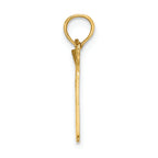 FJC Finejewelers 14k Yellow Gold Drum Sticks Polish Engraved Charm