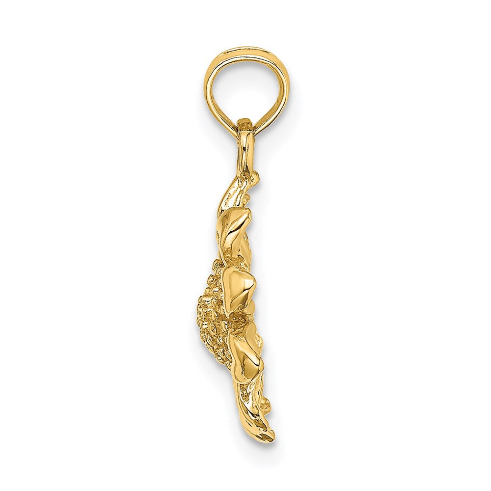 FJC Finejewelers 14k Yellow Gold Sunflowerdaisy Charm