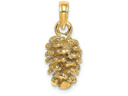 FJC Finejewelers 14k Yellow Gold 3d Pinecone Charm