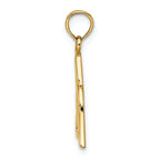 FJC Finejewelers 14k Yellow Gold Sm Celtic Trinity Knot Charmcut-out