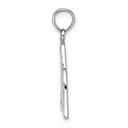 FJC Finejewelers 14k White Gold Sm Celtic Trinity Knot Charmcut-out