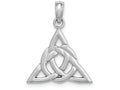 FJC Finejewelers 14k White Gold Sm Celtic Trinity Knot Charmcut-out