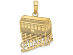 FJC Finejewelers 14k Yellow Gold Pittsburgh Incline (tramcable Car) Charm