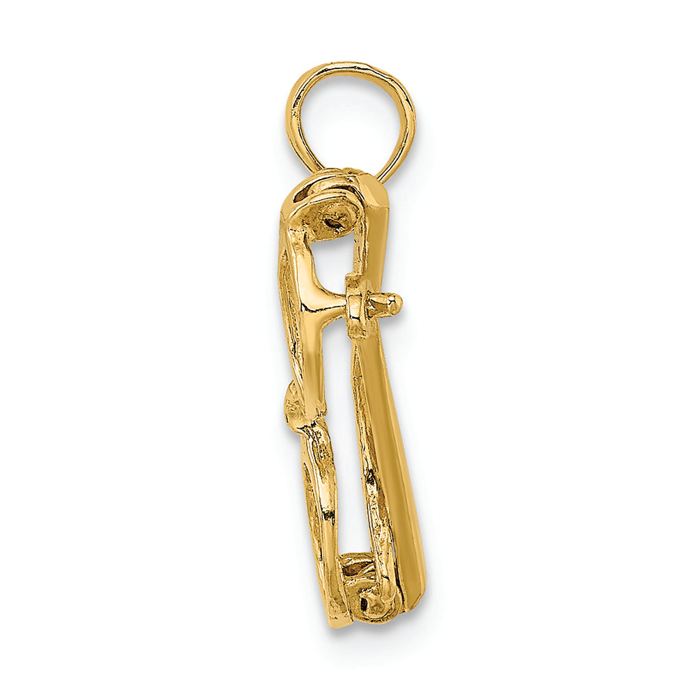 FJC Finejewelers 14k Yellow Gold 3d Sunglassesmoveable - Beach Theme Charm