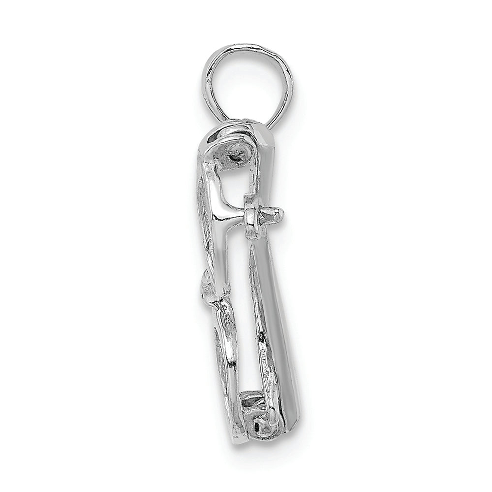 FJC Finejewelers 14k White Gold 3d Sunglassesmoveable - Beach Theme Charm