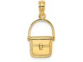 FJC Finejewelers 14k Yellow Gold 3d Purse Charm