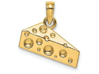 FJC Finejewelers 14k Yellow Gold Cheese Wedge Charm