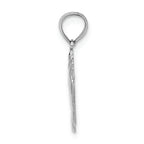 FJC Finejewelers 14k White Gold Double Feet - Hp Hang Ten Styele Charm