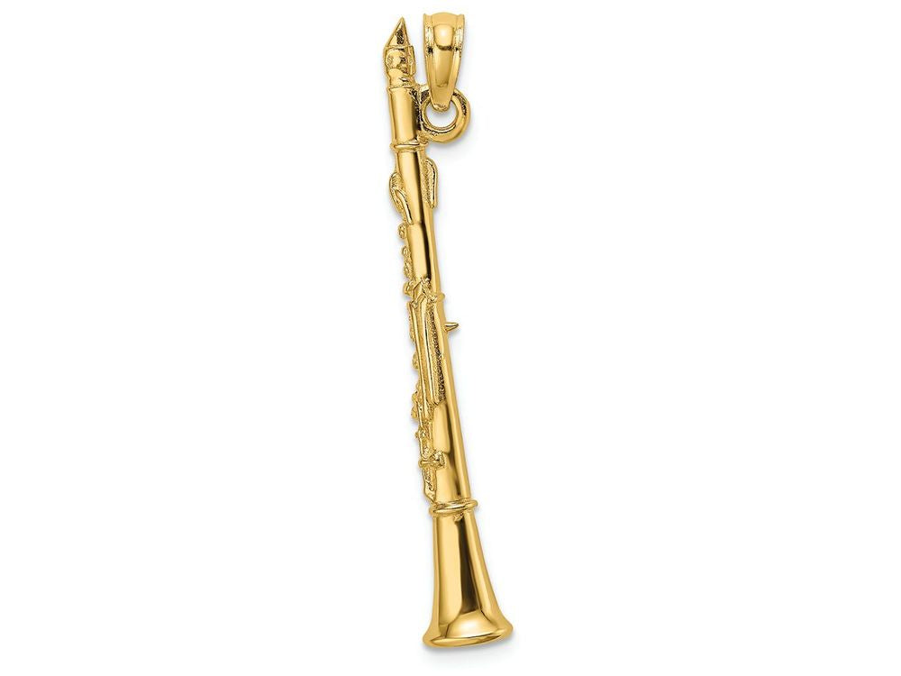 FJC Finejewelers 14k Yellow Gold 3d Clarinet Charm