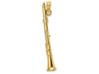 FJC Finejewelers 14k Yellow Gold 3d Clarinet Charm