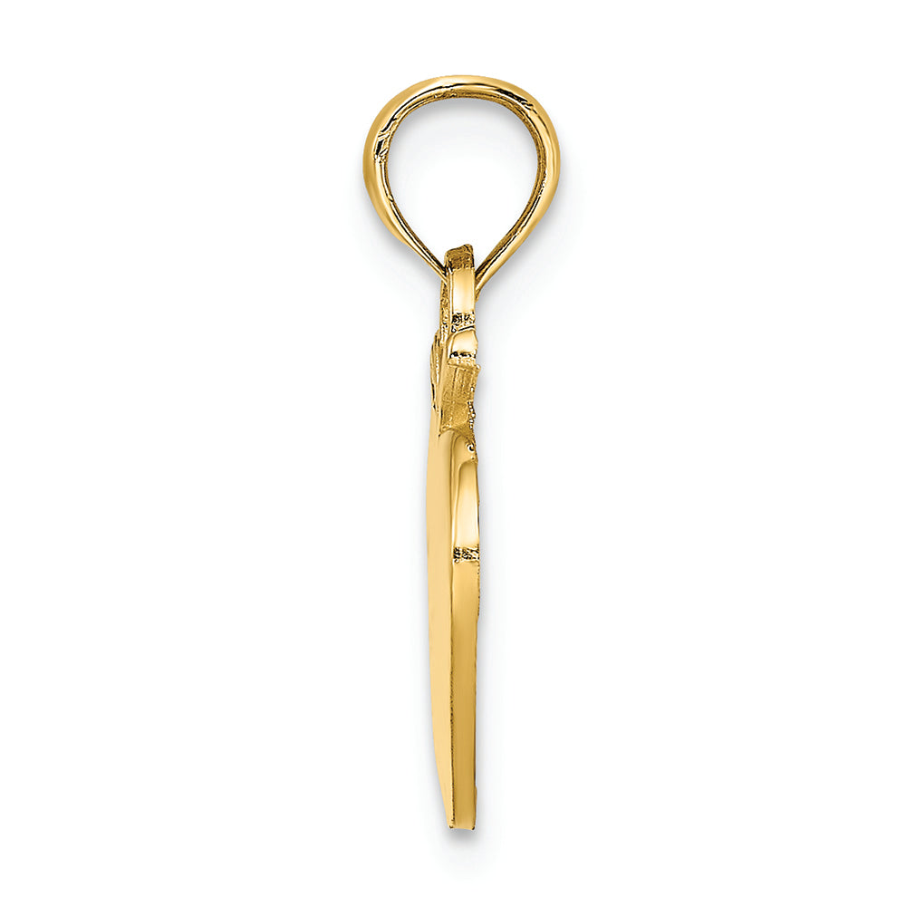 FJC Finejewelers 14k Yellow Gold Apple Charm