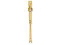 FJC Finejewelers 14k Yellow Gold 3d Weeding Garden Tool Charm