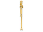 FJC Finejewelers 14k Yellow Gold 3d Weeding Garden Tool Charm