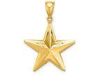 FJC Finejewelers 14k Yellow Gold 3d Nautical Star Charm