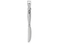 FJC Finejewelers 14k White Gold 3d Table Knife Charm
