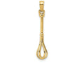 FJC Finejewelers 14k Yellow Gold 3d Whisk Charm