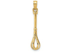 FJC Finejewelers 14k Yellow Gold 3d Whisk Charm