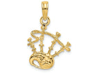 FJC Finejewelers 14k Yellow Gold Bagpipes Charm
