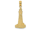 FJC Finejewelers 14k Yellow Gold Lighthouseflat Charm