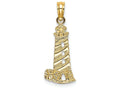 FJC Finejewelers 14k Yellow Gold Lighthouse Charm