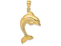 FJC Finejewelers 14k Yellow Gold Dolphin Jumping Charm