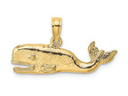 FJC Finejewelers 14k Yellow Gold Whale Charm