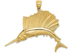 FJC Finejewelers 14k Yellow Gold Sailfish Charm