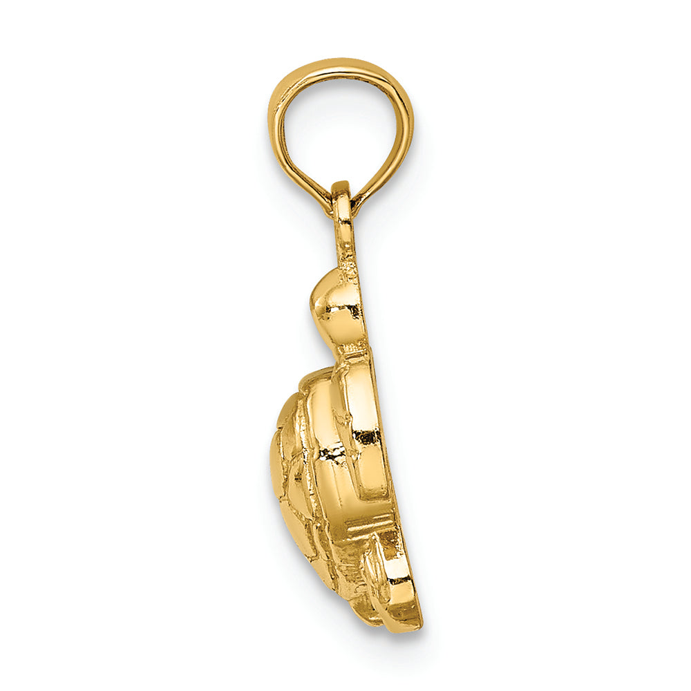 FJC Finejewelers 14k Yellow Gold Mini Sea Turtle Charm