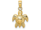 FJC Finejewelers 14k Yellow Gold Mini Sea Turtle Charm