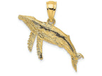 FJC Finejewelers 14k Yellow Gold Whale Charm