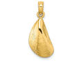 FJC Finejewelers 14k Yellow Gold Mussel Shell Charm