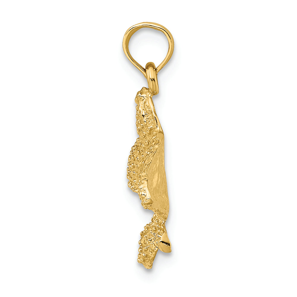 FJC Finejewelers 14k Yellow Gold Spotted Eagle Ray Charm