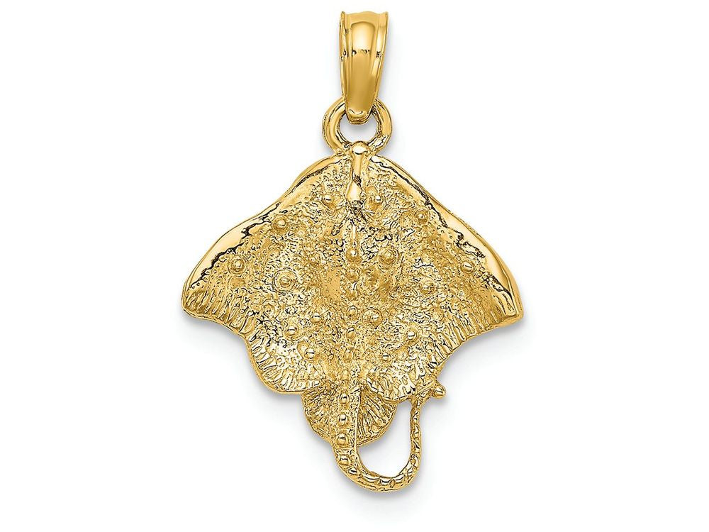 FJC Finejewelers 14k Yellow Gold Stingray Charm