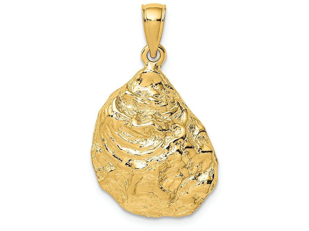FJC Finejewelers 14k Yellow Gold Oyster Shell Charm