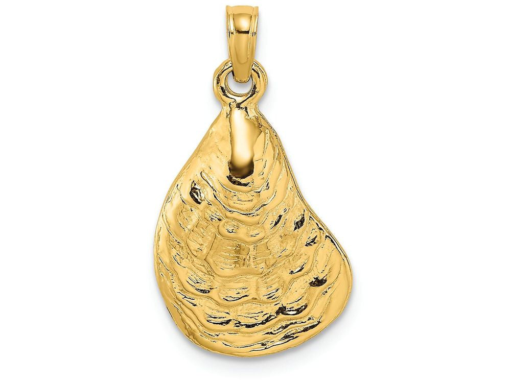 FJC Finejewelers 14k Yellow Gold Oyster Shell Charm