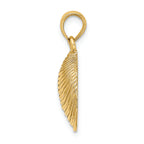 FJC Finejewelers 14k Yellow Gold Clam Shell Charm