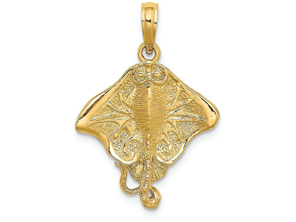 FJC Finejewelers 14k Yellow Gold Stingray Charm