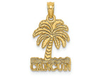 FJC Finejewelers 14k Yellow Gold Cancun Under Palm Tree Charm