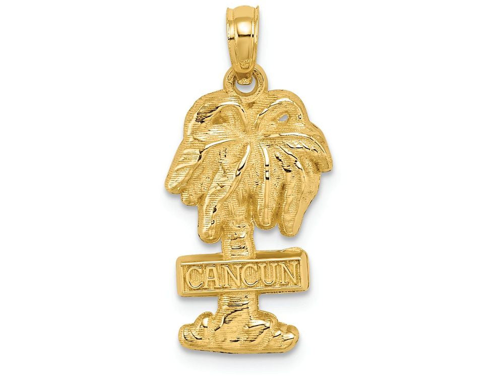FJC Finejewelers 14k Yellow Gold Cancun On Palm Tree Charm