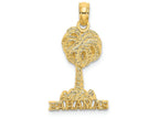 FJC Finejewelers 14k Yellow Gold Bahamas Under Palm Tree Charm