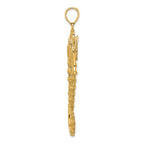 FJC Finejewelers 14k Yellow Gold 3d Seahorse Charm