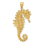 FJC Finejewelers 14k Yellow Gold 3d Seahorse Charm