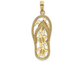 FJC Finejewelers 14k Yellow Gold Triple Turtle Flip-flop [] Charm