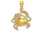 FJC Finejewelers 14k Yellow Gold Crab Charm