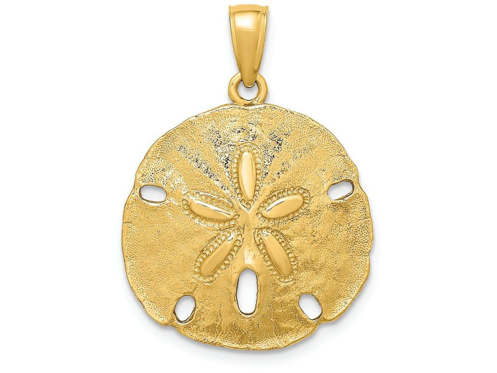FJC Finejewelers 14k Yellow Gold Sand Dollar Charm
